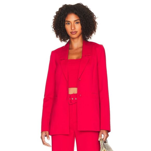 Show Me Your MuMu Jackets & Blazers - Show Me Your Mumu Major Blazer Red Size Medium